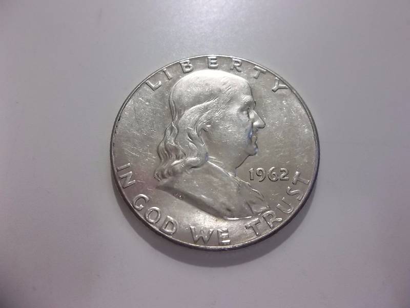 1962  Franklin Half Dollar Very High Grade MS Full Bell