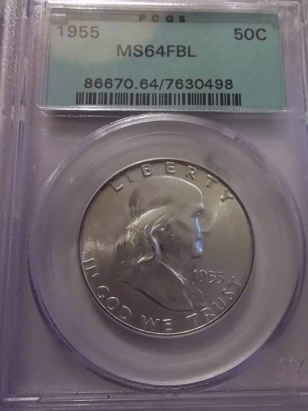 1955 Bugs Bunny Franklin Half Dollar High Grade PCGS MS64FBL