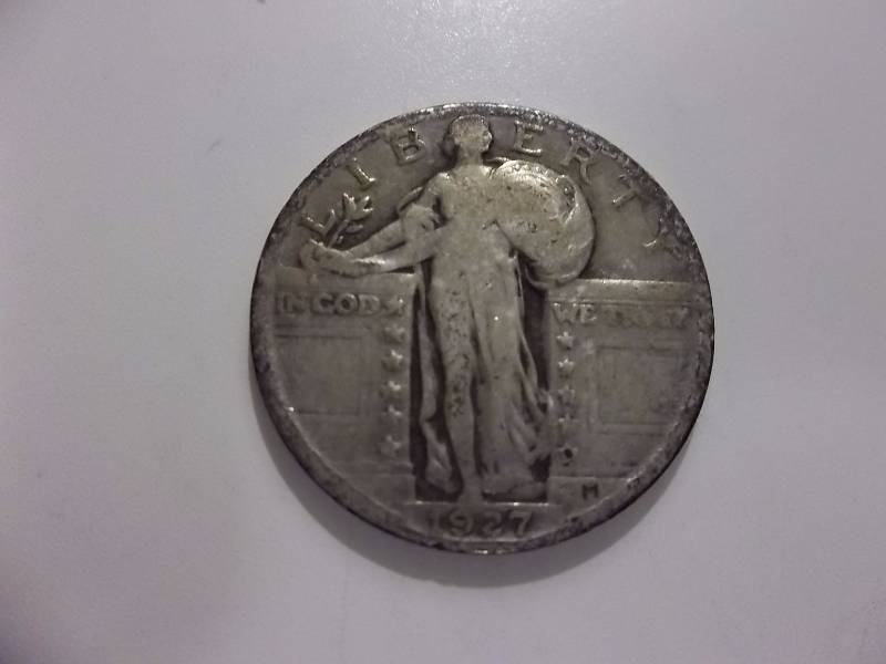 1927 Standing Liberty Quarter Very Strong Date