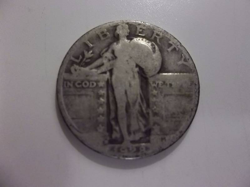 1928 D Standing Liberty Quarter Strong Date