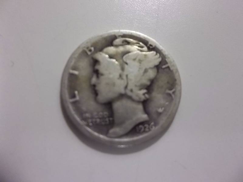 1926 S Mercury Dime Semi Key Date (In VF Grey Sheets Valued At $55)