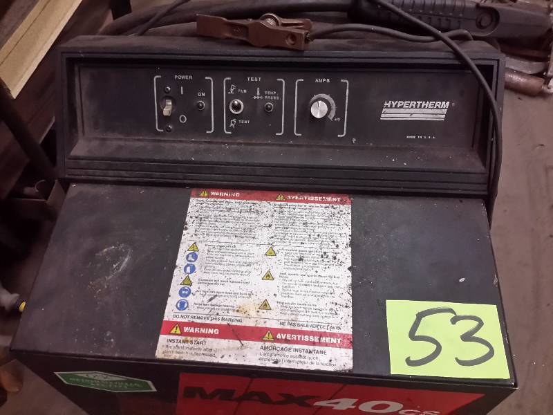 lot 53 image: MAX 40 CS, Plasma Cutter