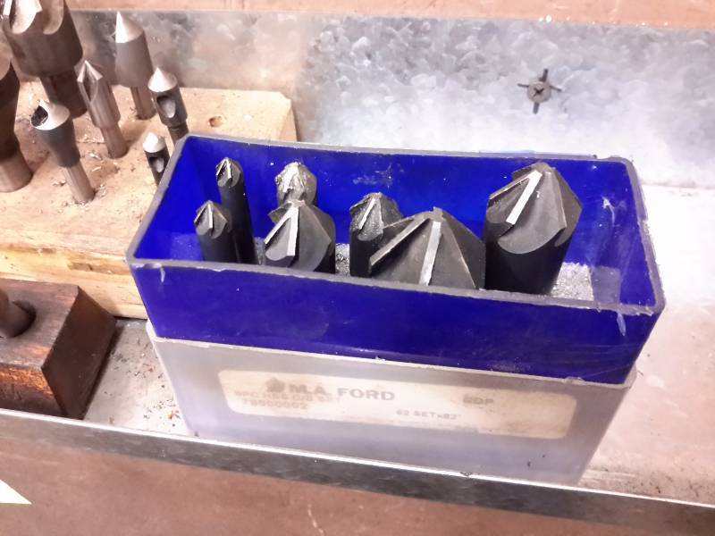 lot 68 image: Set of Counter Sinking bits as pictured