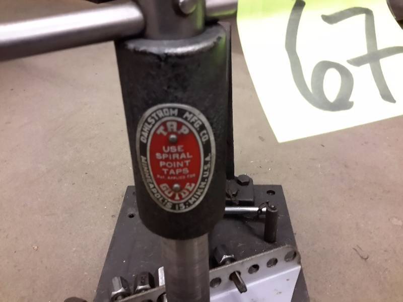 lot 67 image: Dahlstrom, Tap Guide.. With Taps