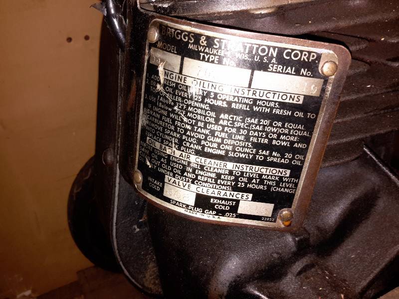 lot 132 image: National Mower, upright Reel mower..