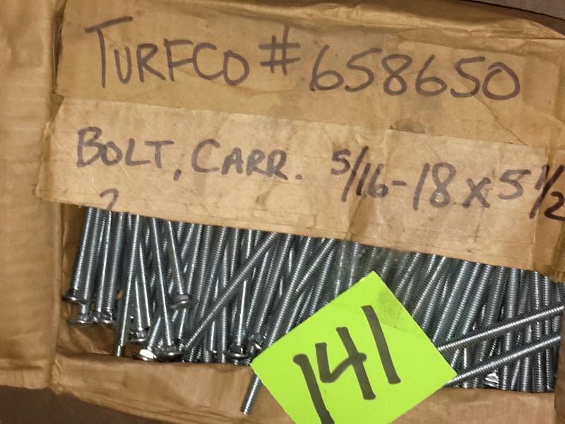 lot 141 image: Box of Carriage Bolts