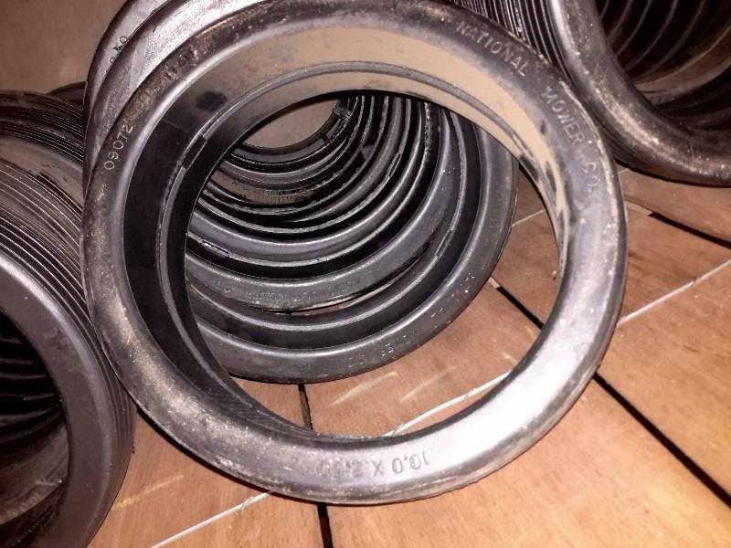 lot 152 image: 40 Rubber Tires.. National Mower. 10 in x 2.5in