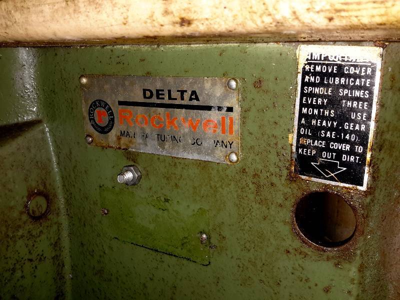 lot 167 image: DELTA Rockwell Drill press  3 Phase
