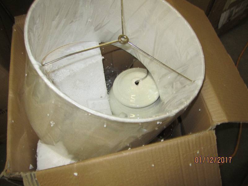 Southwest Ceramic Lamp open box, ch...