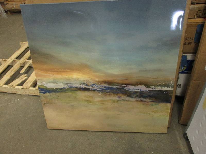 Beach Wall Art open  box, damaged R...
