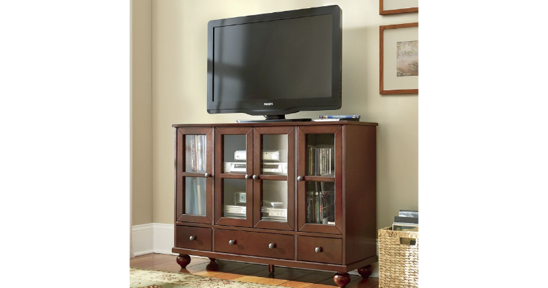 4-Door Richmond Media Cabinet open ...