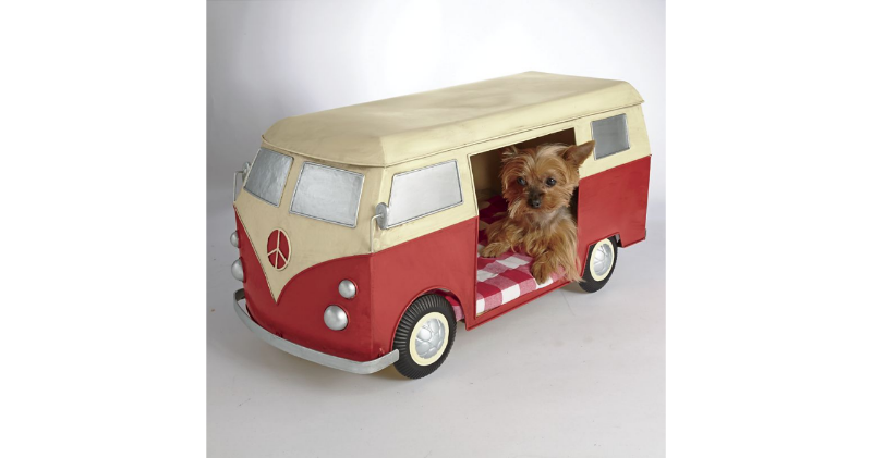 Peace Van Dog Bed open box, no matt...
