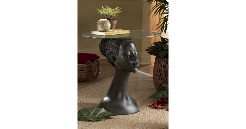 African Woman Table open box Retail...