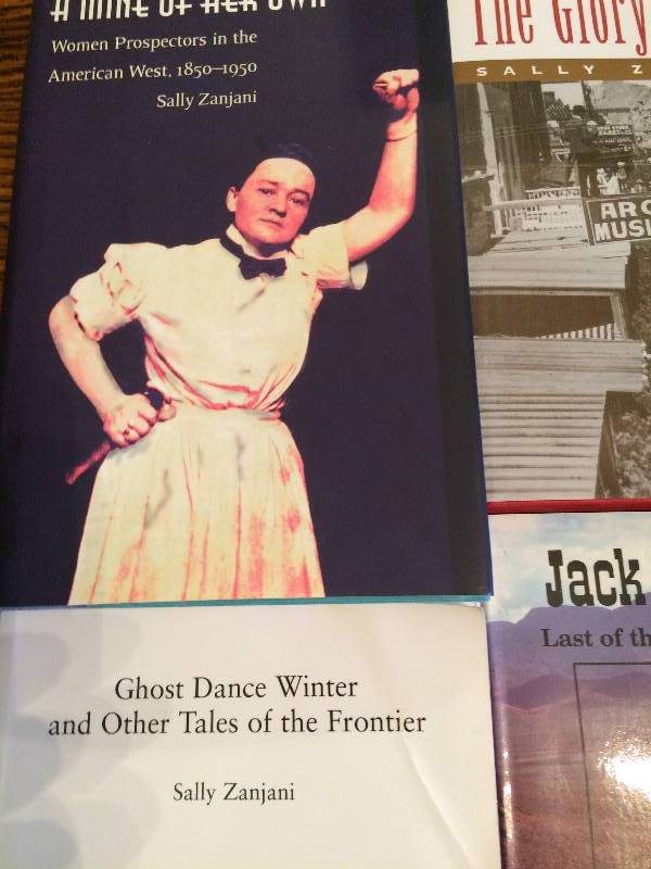 lot 55 image: Collectible Signed Copies Of Noted Nevada Frontier Author Sally Zanjani - Personal Friend Of Owner