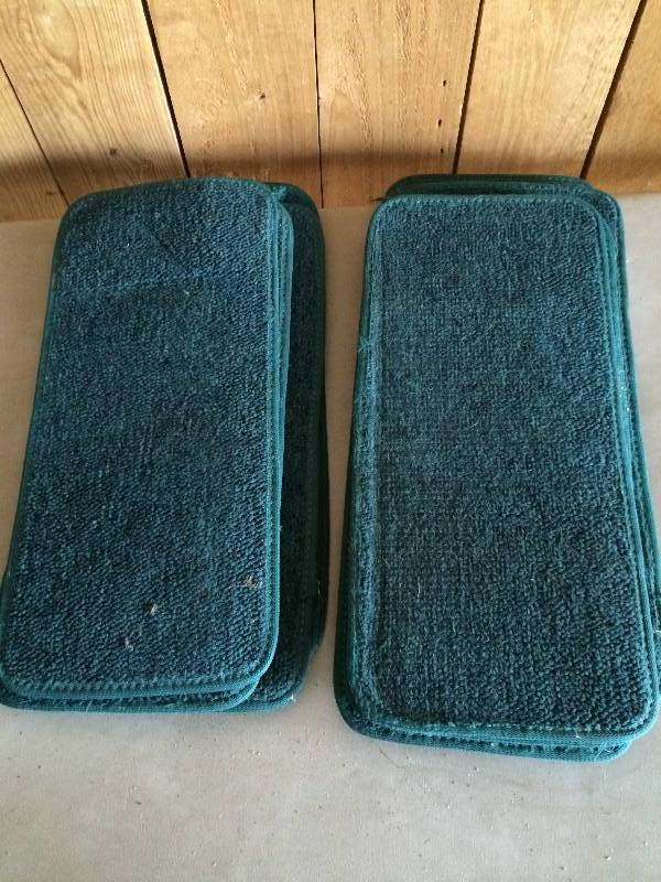 lot 155 image: Green Carpet Pads For Stairs  & 6 Foot X 2 Foot Hallway Heavy Duty Carpet Protector
