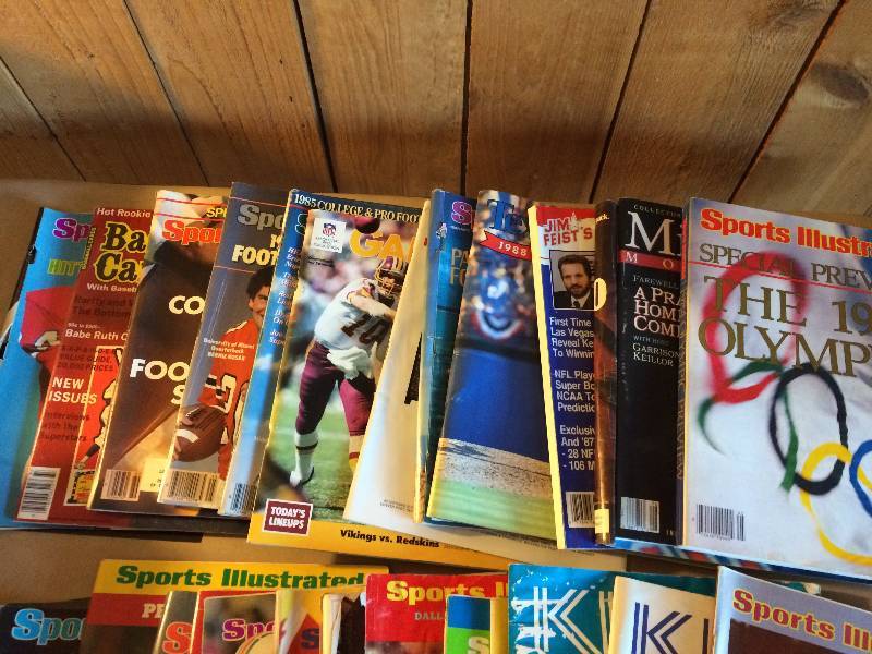 lot 74 image: Collectible Vintage 1980s Sports Magazines - Excellent Condition