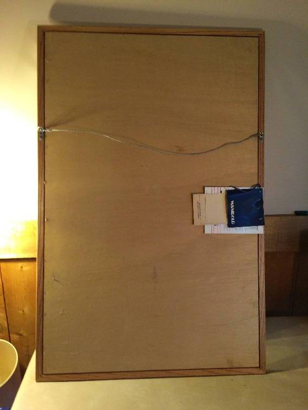 lot 140 image: Excellent Condition Wambold Furniture Oak Mirror