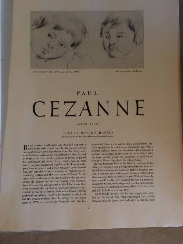 lot 117 image: Collectible Cezanne Art Print Book - Rare Complete - All Artwork In This Book Is Ready To Be Framed..Make Your Room Into A Cezanne Museum...So Beautiful