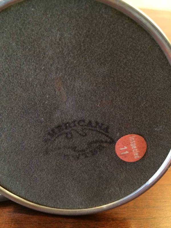 lot 98 image: Collectible Americana Tray Pewter Tidbit Tray Stand