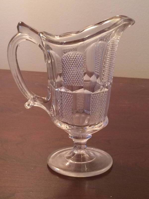 lot 83 image: Antique Glassware - Pitcher is 19th Century...No Chips