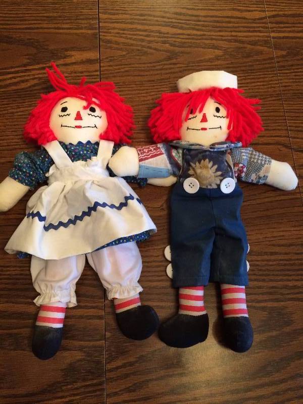 lot 176 image: Vintage Collectible Old Raggedy Ann & Andy Doll - Spectacular Condition For Age