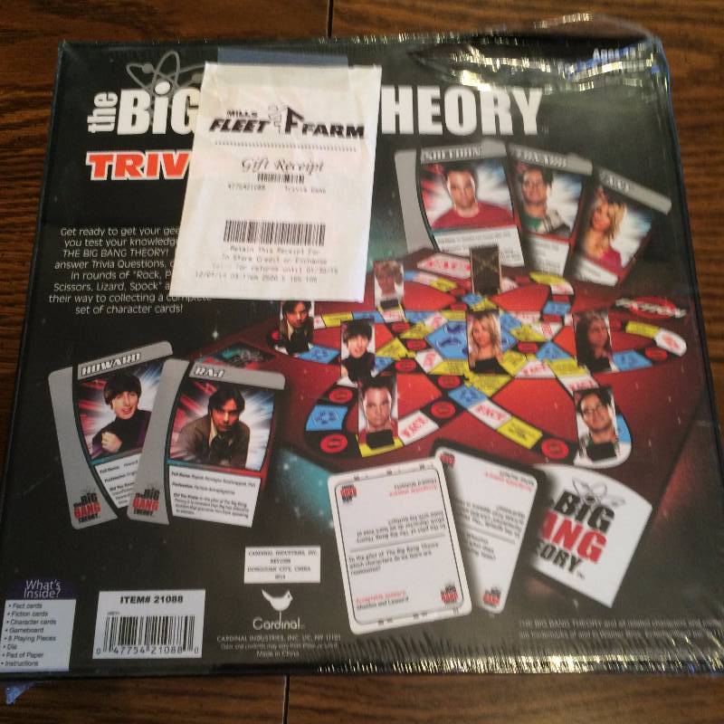 lot 208 image: New Sealed Big Bang Theory Trivia Game