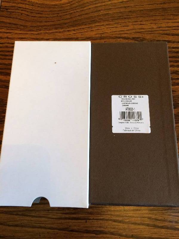 lot 201 image: New In Box High Quality Lustrous Chrome Cross Pen