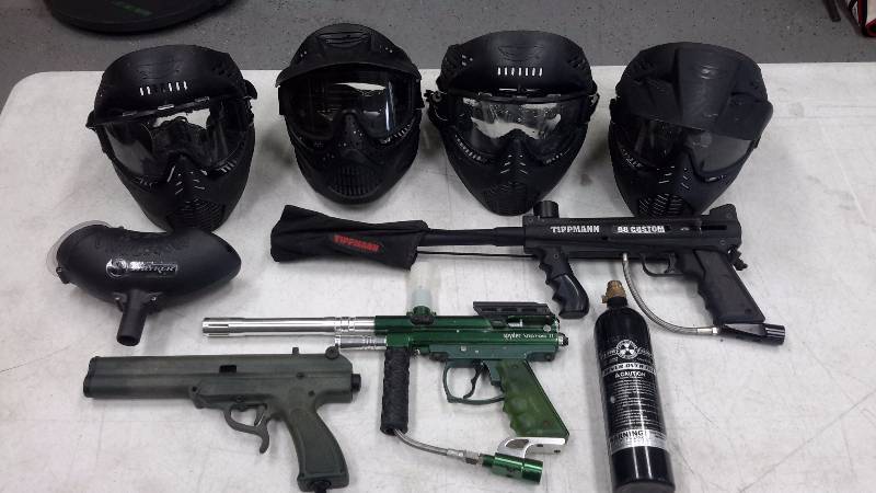 lot 2 image: Paintball lot