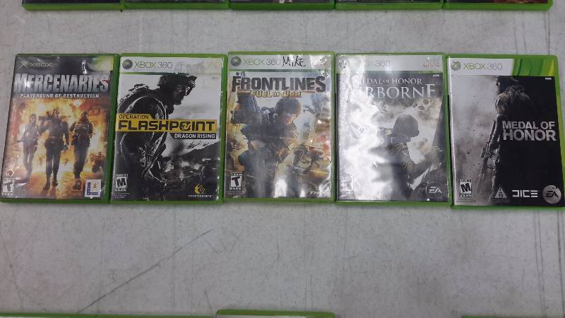 lot 8 image: Set of 5 Xbox Games