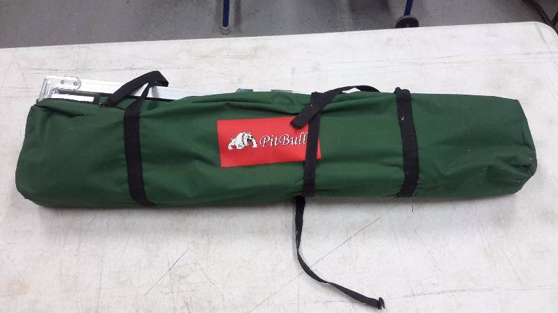lot 25 image: pitbull Camping cot