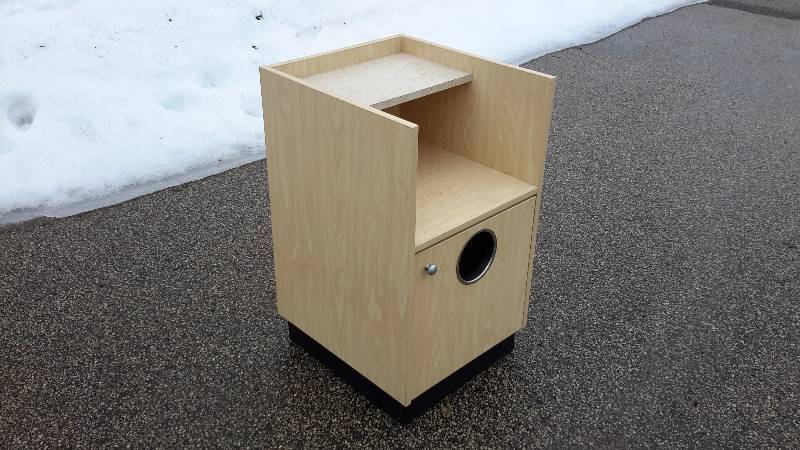 lot 52 image: garbage bin cabinet