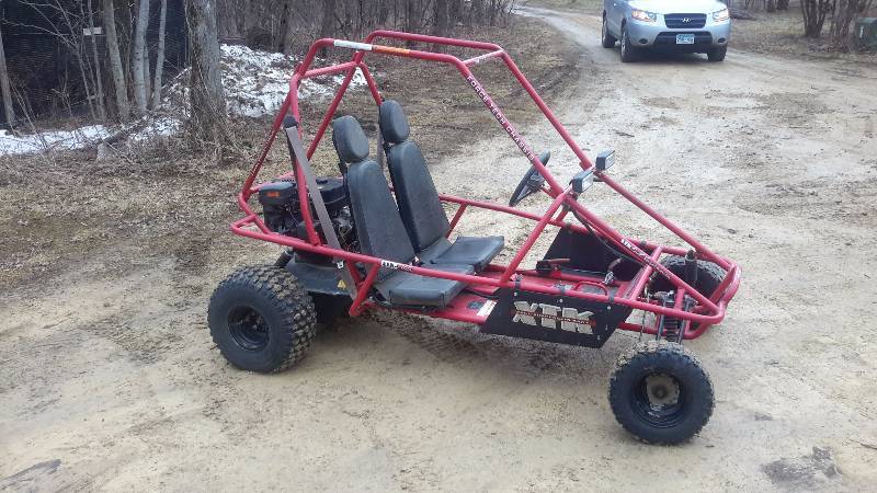 lot A7 image: Manco XTK-710 full suspension go-kart