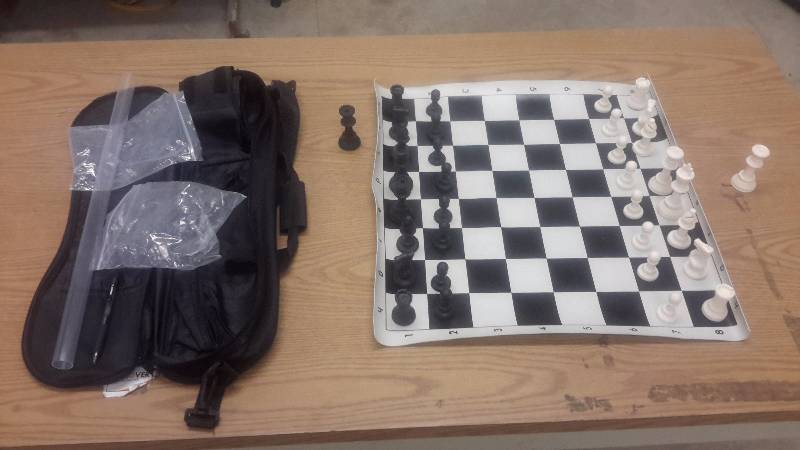 lot 62 image: YMI portable pack n play park chess set