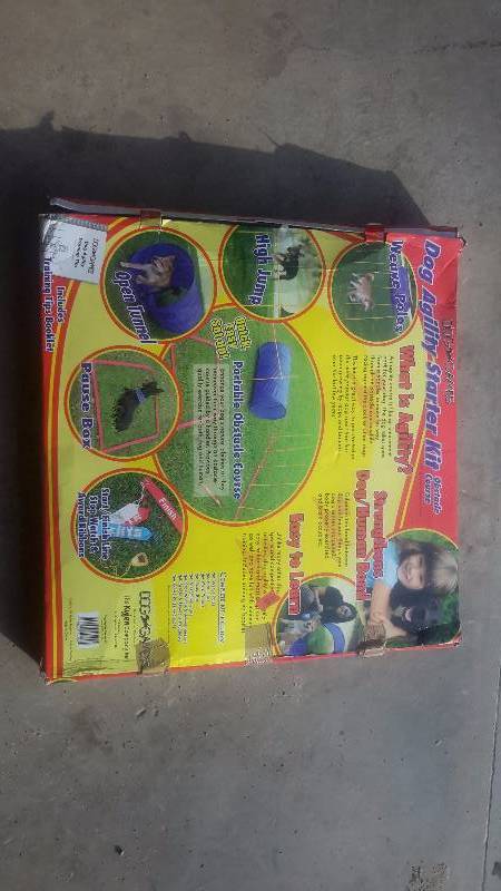 lot 72 image: Dog agility strarter set