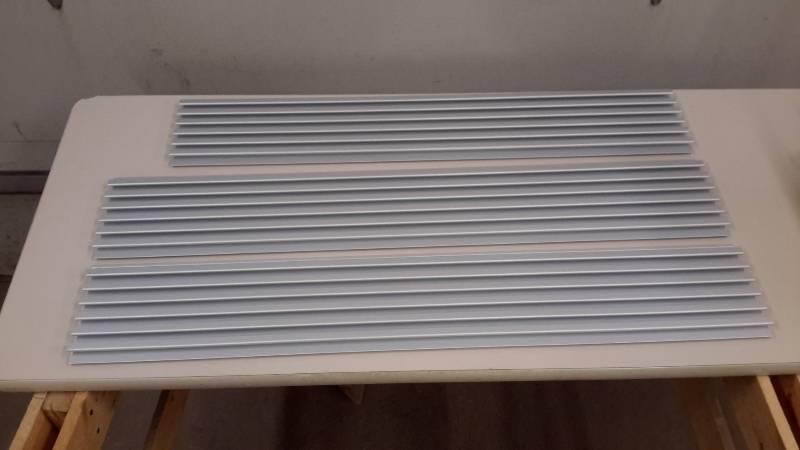 lot 95 image: Aluminum hardware for hanging bins