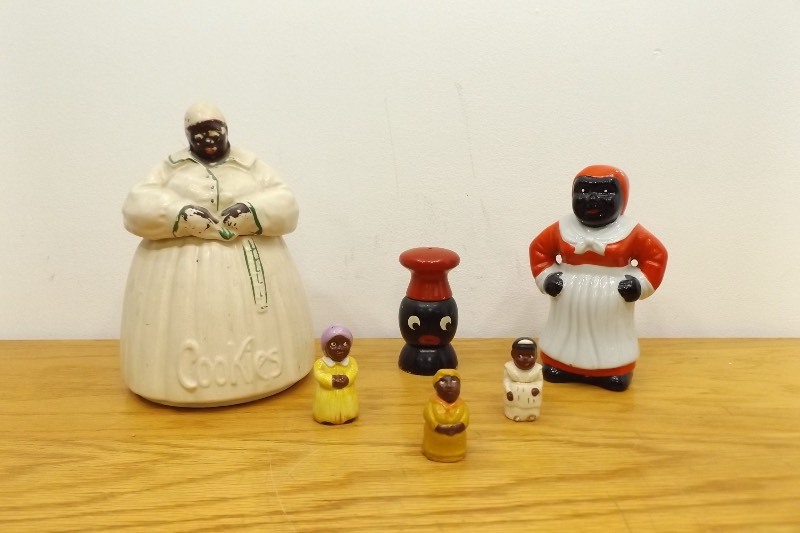 lot 23 image: Lot of Ceramic, Wood, etc. Black Americana