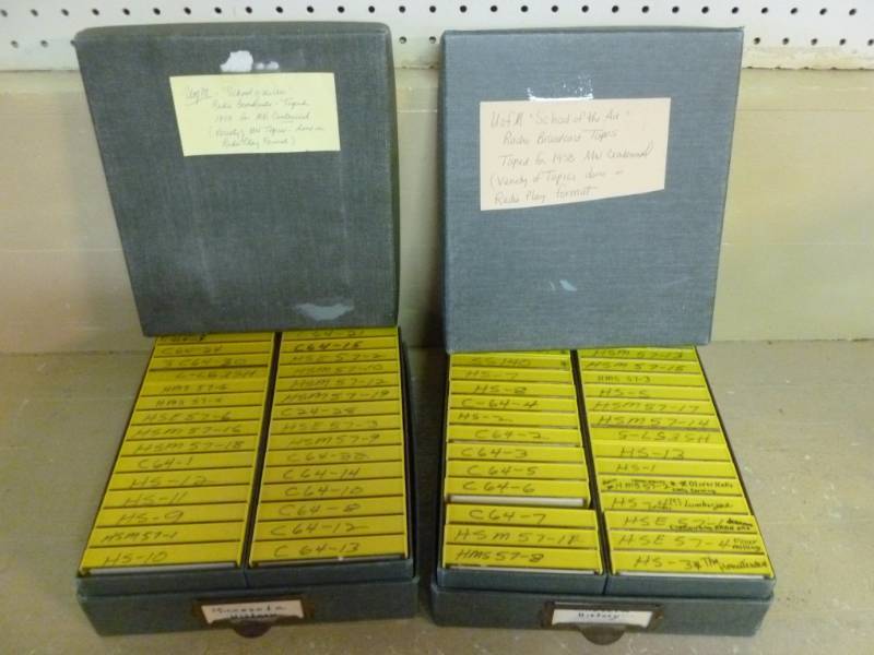 lot 9 image: Vintage Radio Broadcast Tapes