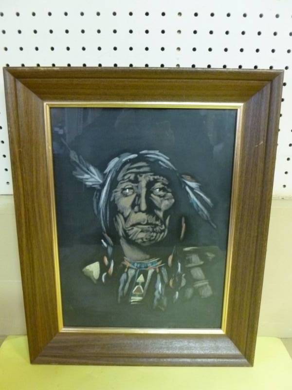 lot 24 image: Native American Picture