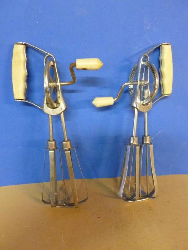 lot 86 image: Vintage Egg Beaters