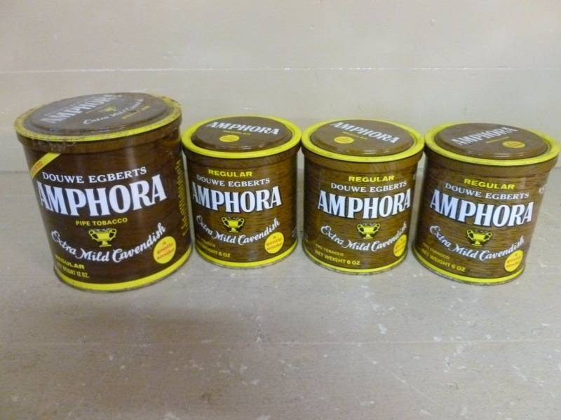 lot 100 image: Vintage Tobacco Cans