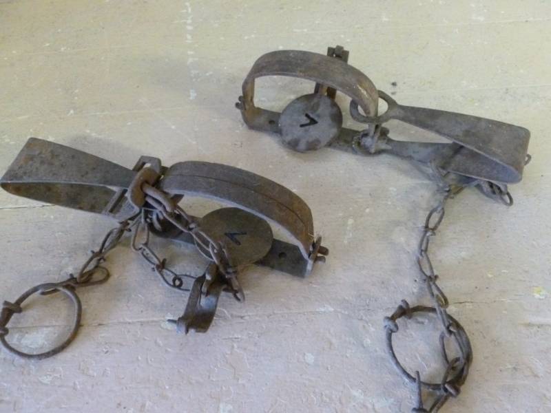 lot 168 image: Vintage Traps
