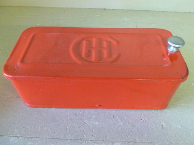 lot 173 image: Vintage Tractor Tool Box