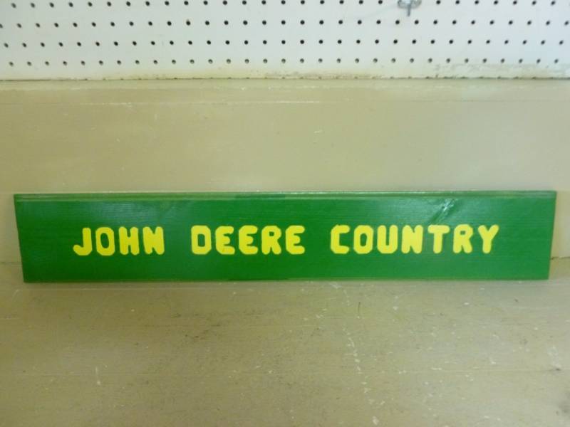 lot 187 image: John Deere Sign
