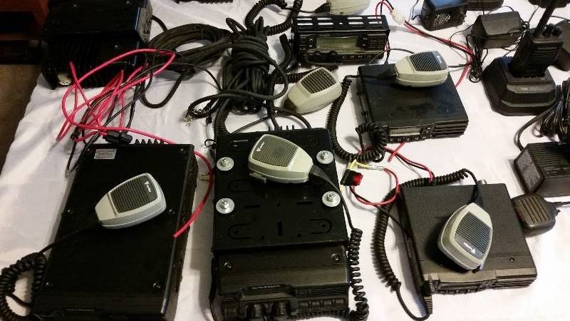 ProfessionalIndustrial Communications System with VHF Narrow Band Portable and Mobile Devices