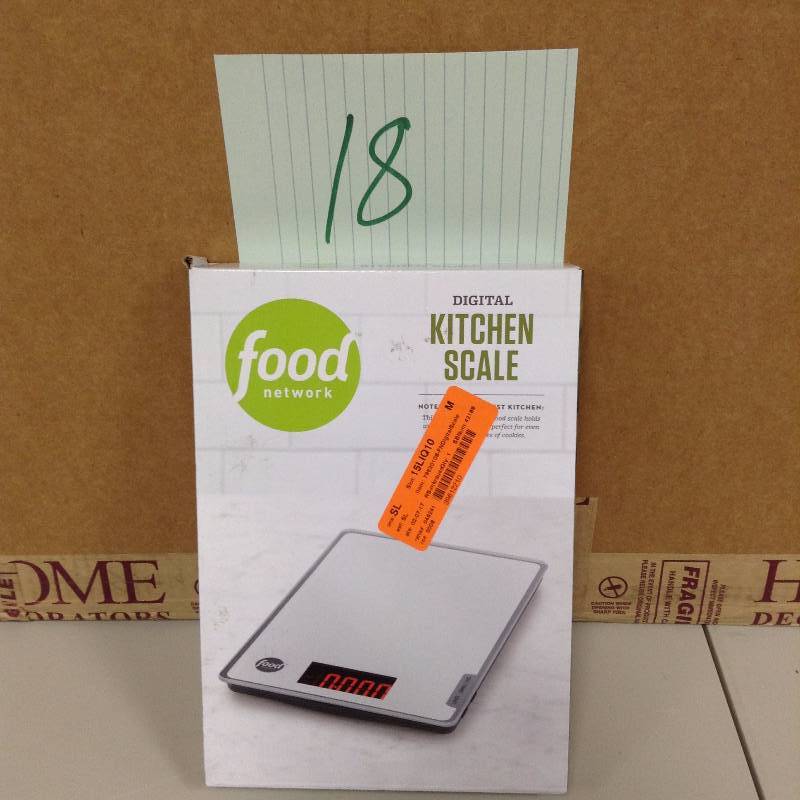 lot 18 image: Food Network Digital Kitchen Scale