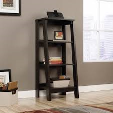 lot 91 image: Sauder Trestle 3-Shelf Bookcase, Jamocha Wood Never used