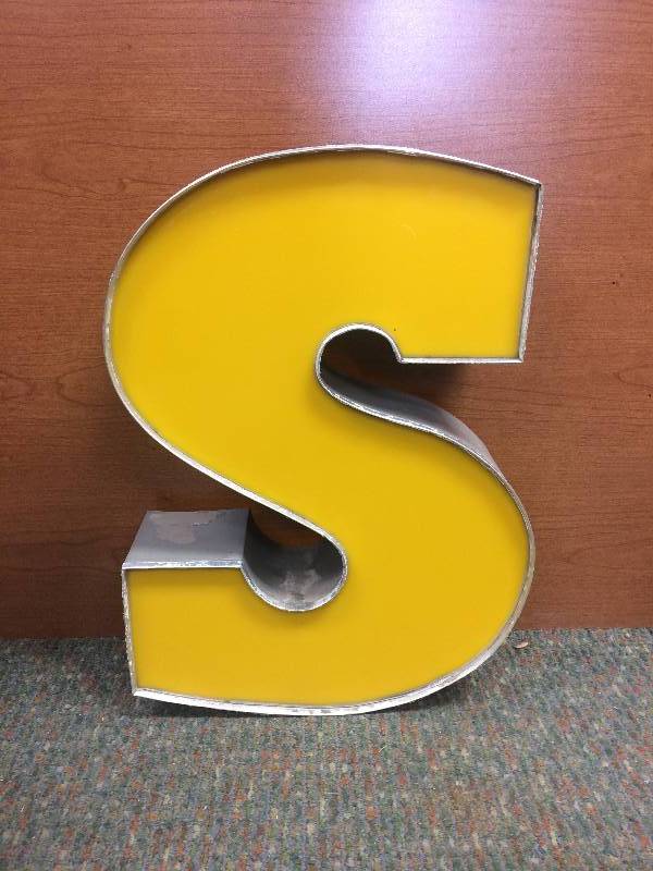 Yellow Letter S