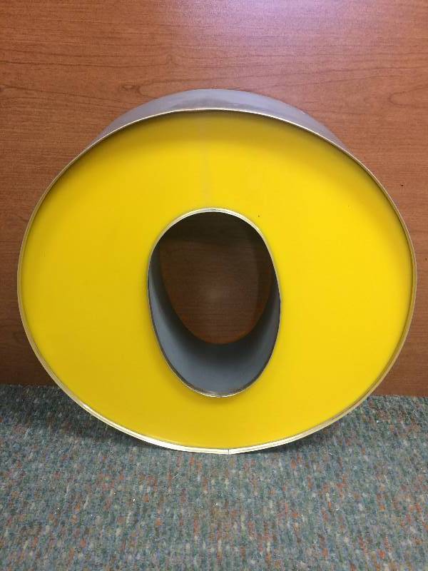 Yellow Letter O