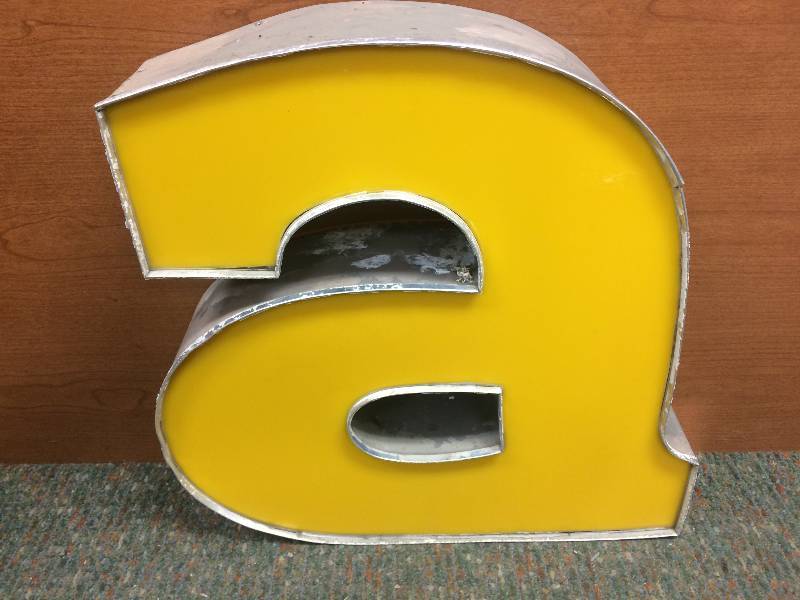 Yellow Letter A