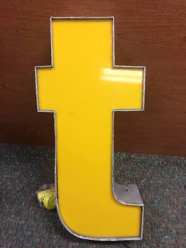 Yellow Letter T